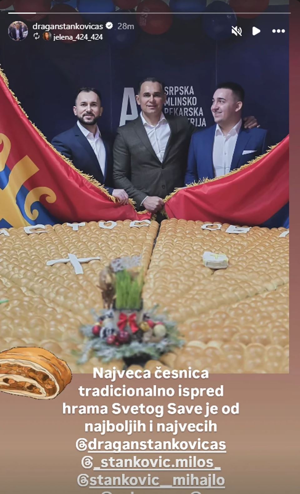 Bivši verenik Jovane Jeremić napravio najveću česnicu (1).jpg