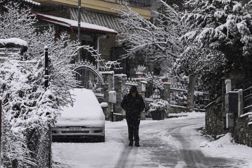 Sneg u Grčkoj