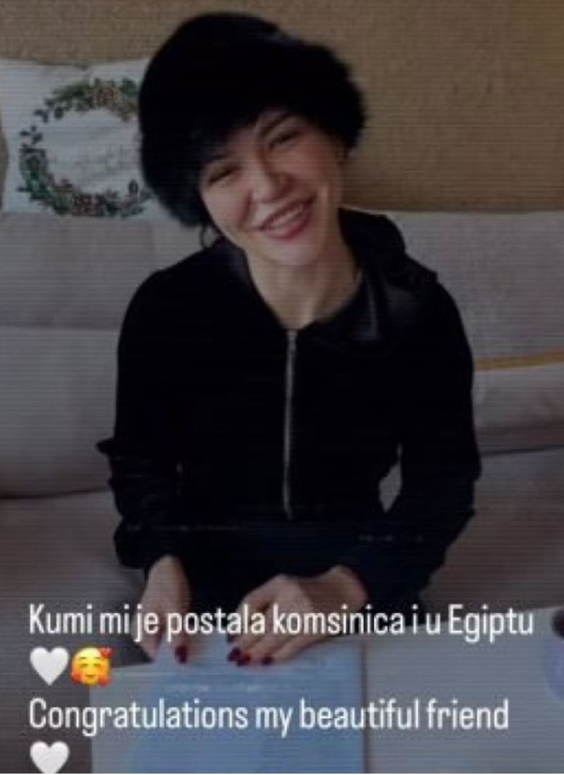 Aleksandra Mladenović stan Egipat