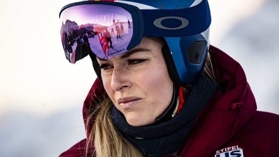 Lindzi Von zabrinuta na stazi