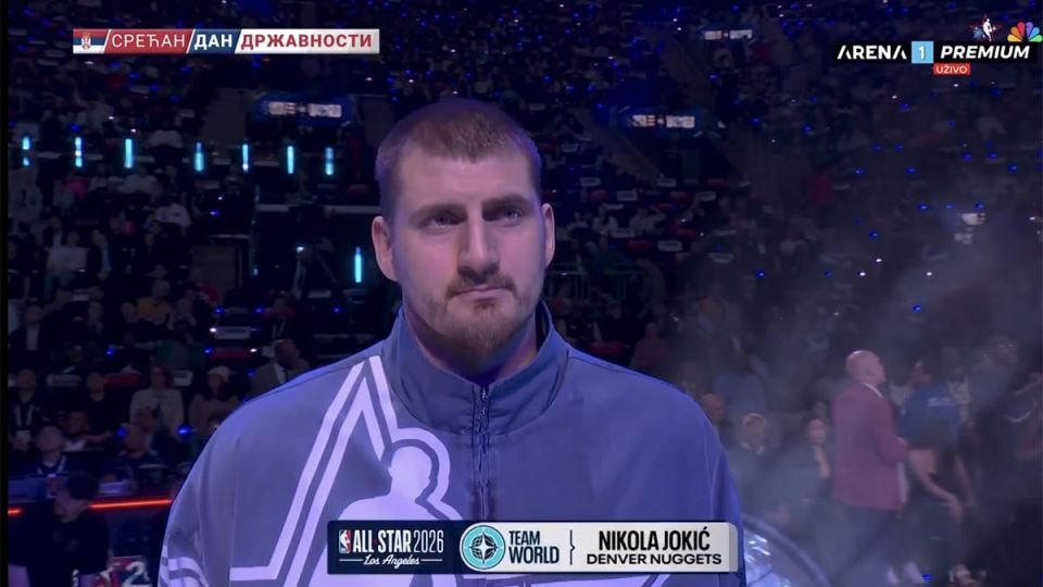 Nikola Jokić na predstavljanju na Ol-staru
