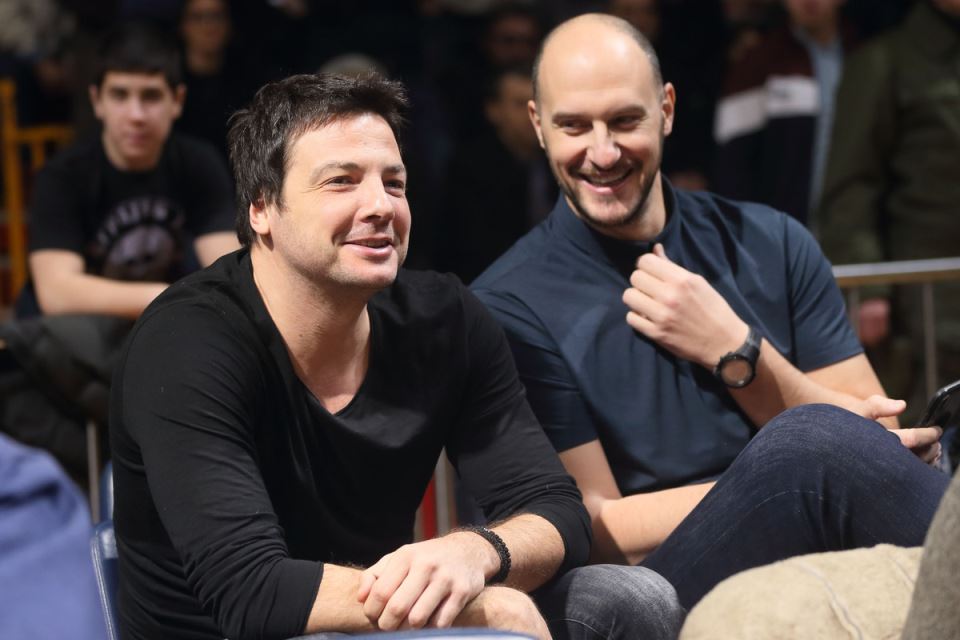 Ermal Kučo i Ivan Zoroski na utakmici u Pioniru