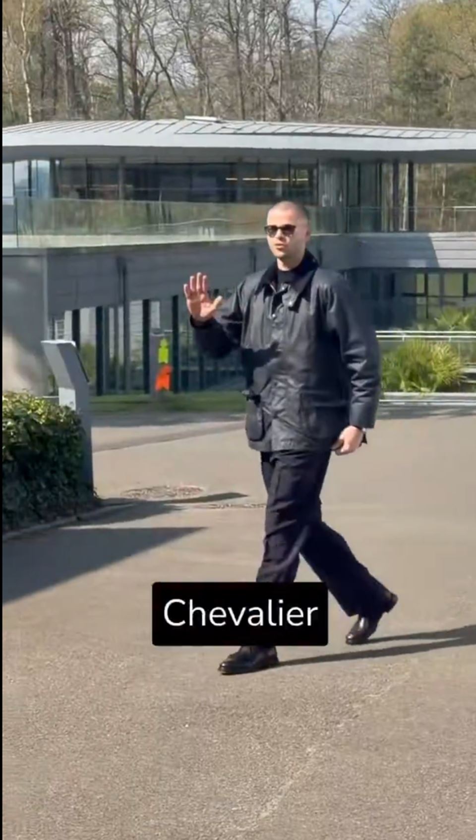 Luka Ševalije na okupljanju Francuske.