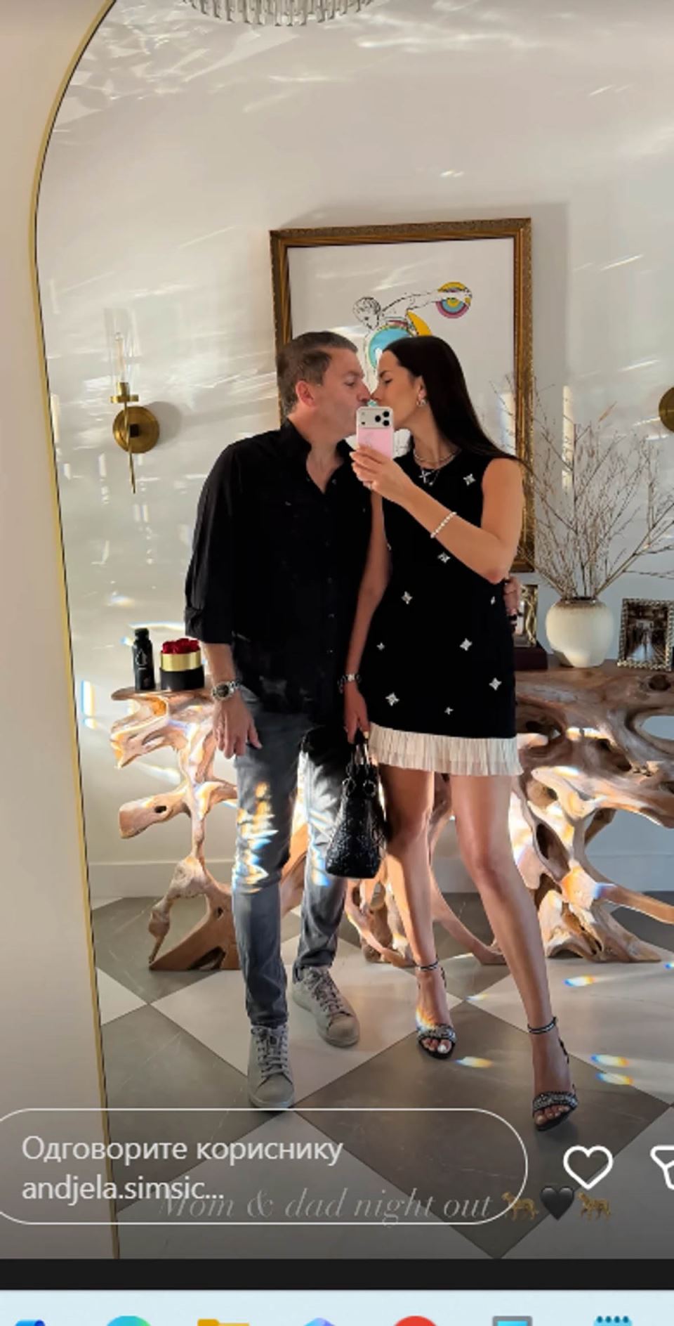 Anđela sa mužem i ćerkicom proslavila Uskrs