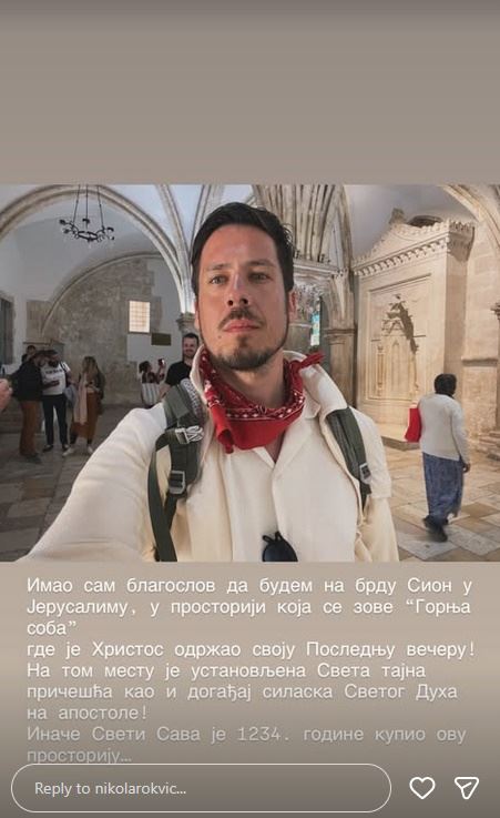 Nikola Rokvić u Jerusalimu