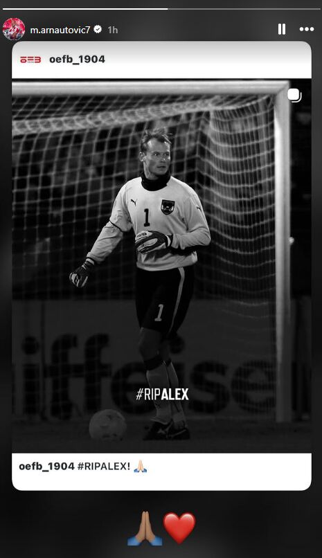 Arnautović se oprostio od Maningera