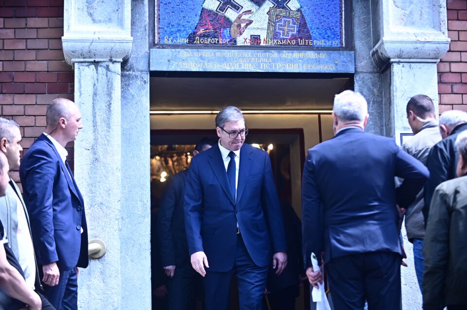 Aleksandar Vučić na sahrani Vladimira Cvetkovića