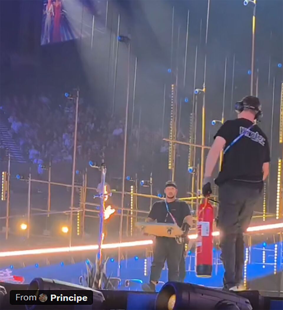 Srbija Evrovizija 2026 požar nakon nastupa grupe Lavina (4).jpg