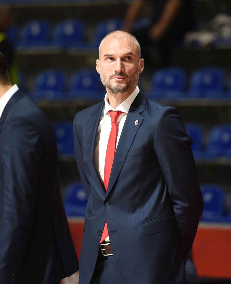 Marko Simonović na utakmici Zvezde