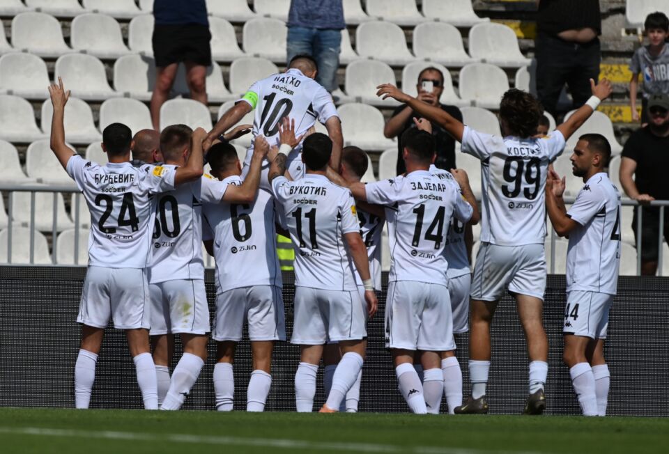 Bibras Natho slavi gol sa Grobarima
