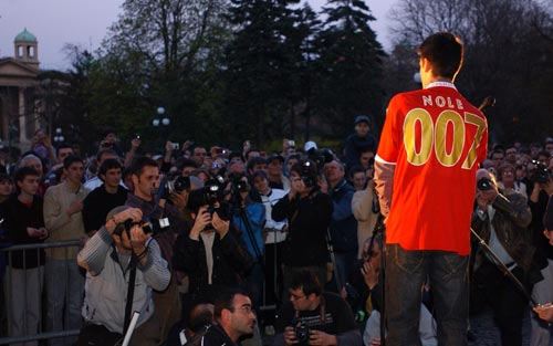 Nole "007" u Beogradu