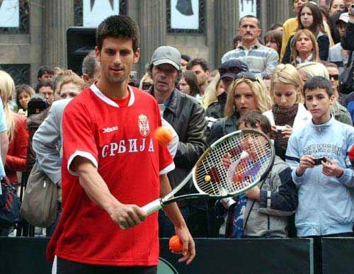 "Ulični tenis" - Beogradska deca videla asove