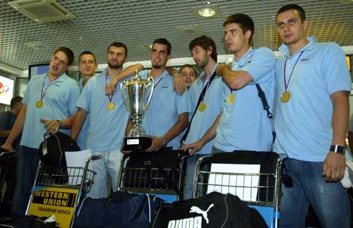 Šampioni Evrope stigli u Beograd