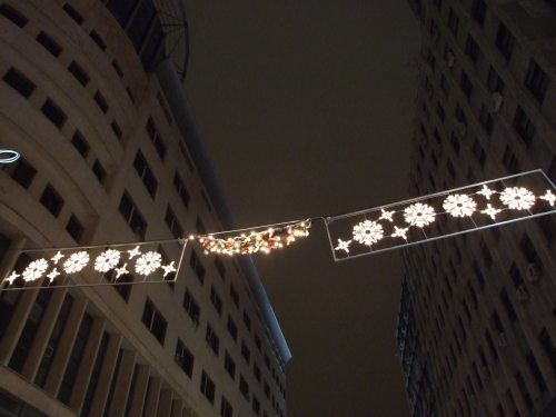 Svetleća garderoba Beograda - srećno!