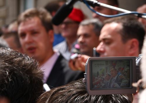 Mini-miting radikala, narodnjaka, socijalista