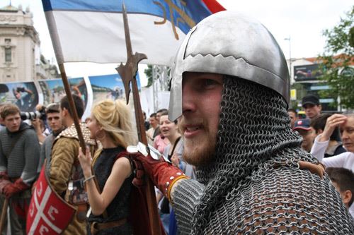 Viteško odmeravanje snaga na Trgu Republike