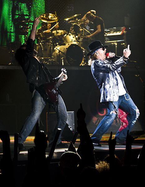 Koncert Guns N Roses na Ušću 