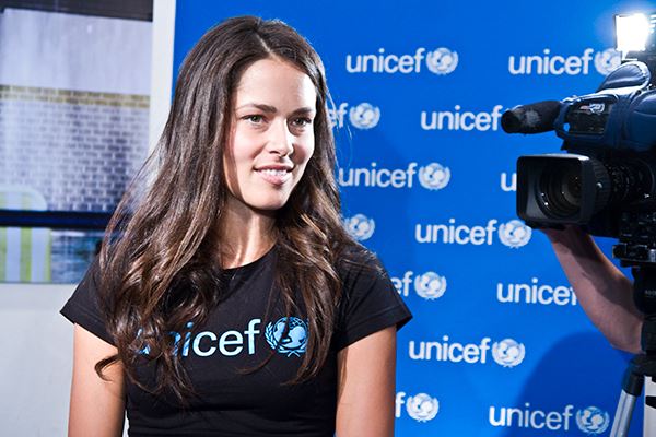 Ana Ivanović ambasador UNICEF-a