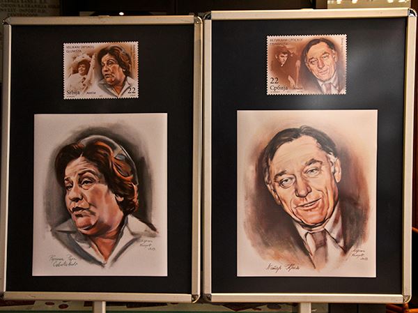 Glumci na poštanskim markama