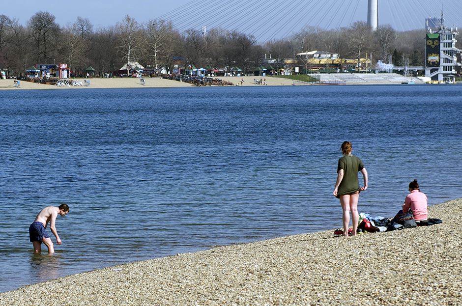 Konačno lep i sunčan dan u Beogradu.