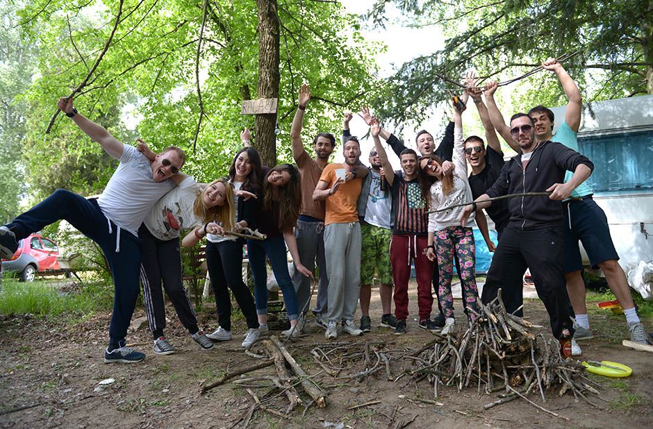 Prvomajslki uranak na Srebrnom jezeru.