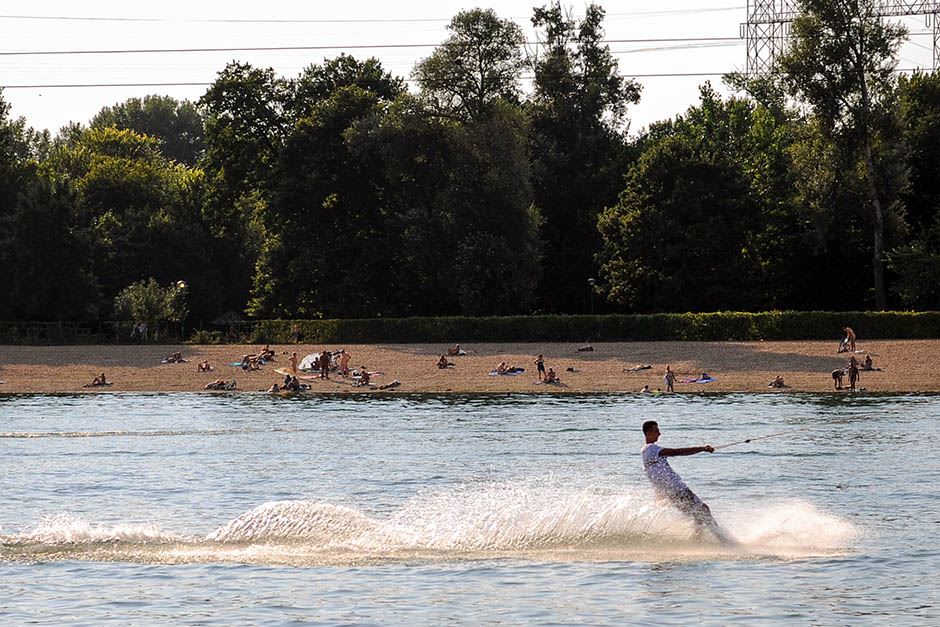 Vrućina u Beogradu, rashladite se sportom na Adi Ciganliji.