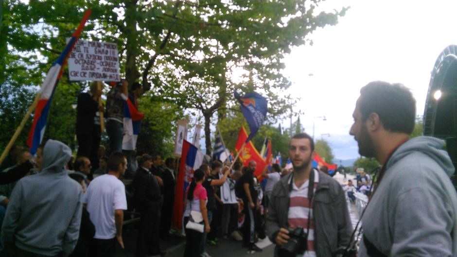 Protest opozicije u Crnoj Gori