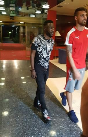 Gelor Konga na pripremama Zvezde u Sloveniji