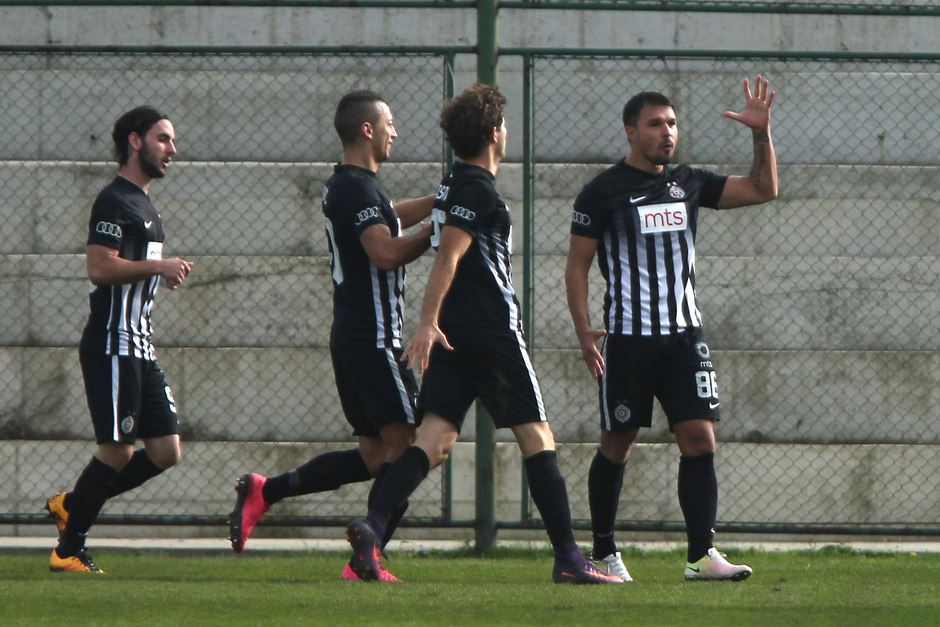 Žarkovo - Partizan 0-2, Božinov dvostruki strelac Kup Srbije 2016