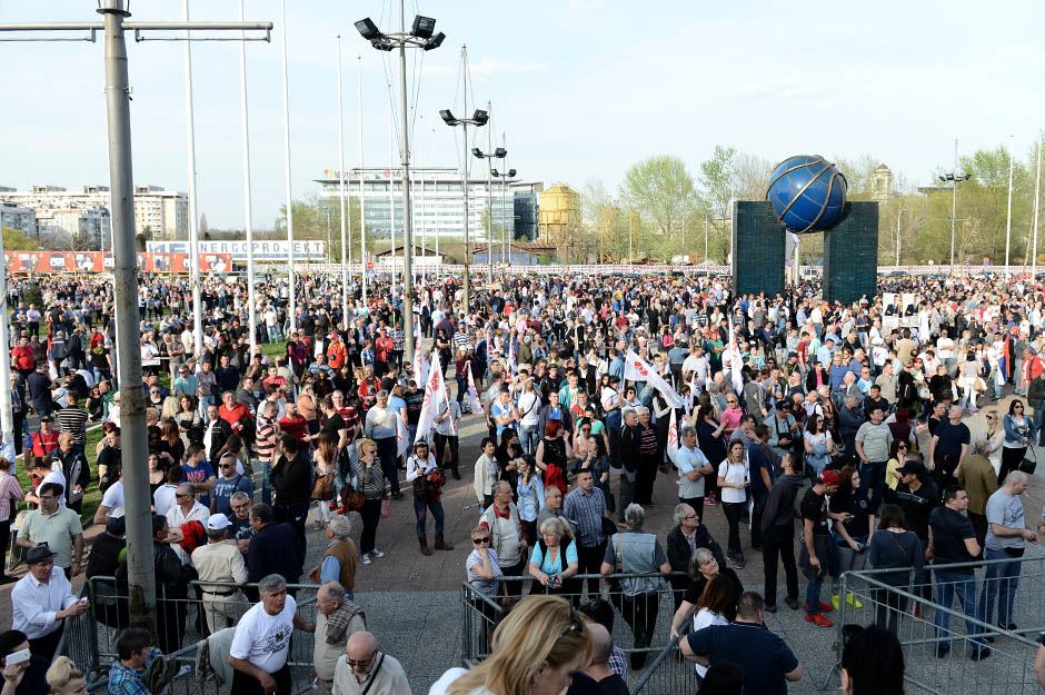 SNS Miting u Areni: Aleksandar Vučić u Areni FOTO