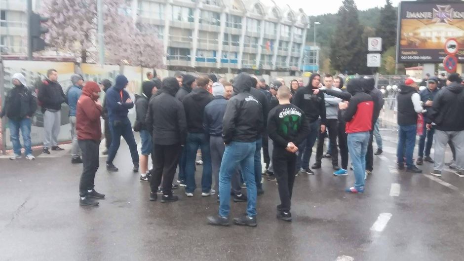 Crna Gora - Poljska (kvalifikacije 2017): Tuča huligana u Podgorici VIDEO