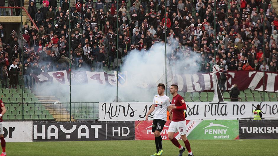 Sarajevo Sloboda topovski udar povređen navijač