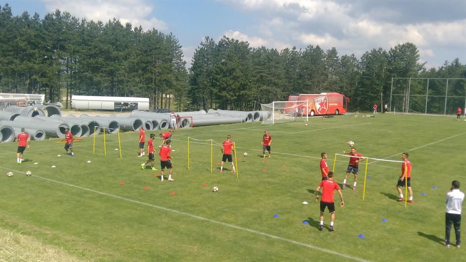 Trening Crvene zvezde na Zlatiboru, Lazar Romanić i Milan Kosanović 