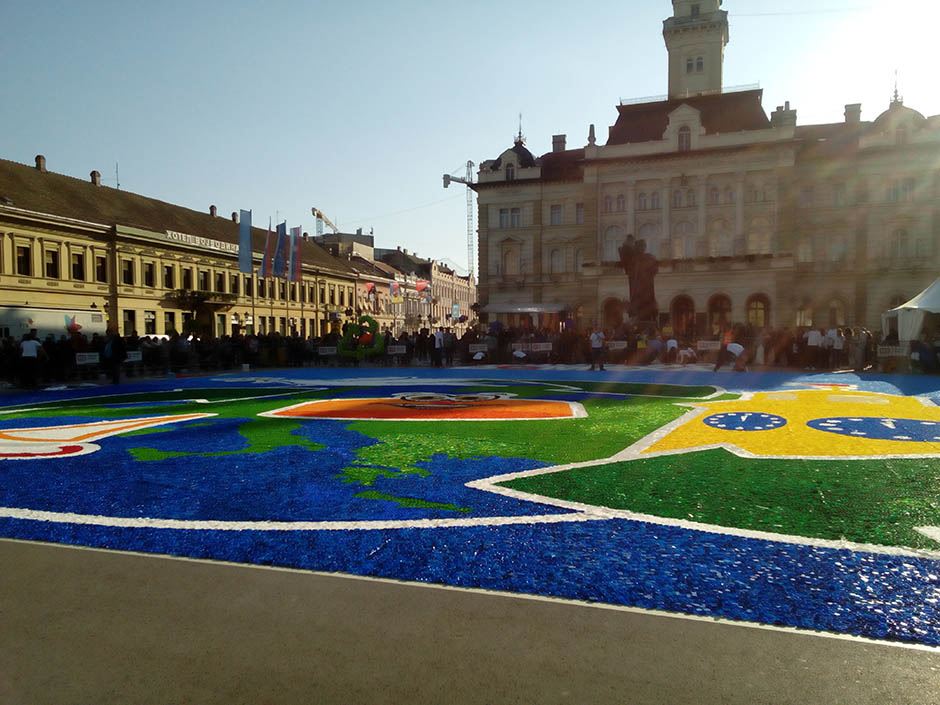 Humanitarna akcija "Čepom do osmeha" u Novom Sadu.