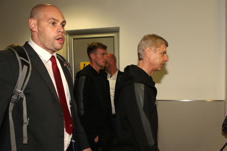 Doček za Arsenal u Beogradu