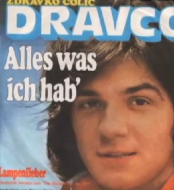 Zdravko Čolić na početku karijere Dravco 