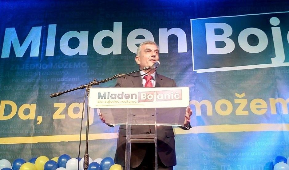 Mladen Bojanić - izbori u Crnoj Gori - završna konvencija