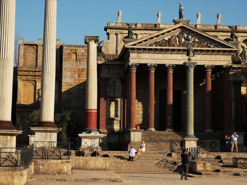 Filmski studio Cinecitta Činečita Rim Ben Hur Mladi papa fotografije