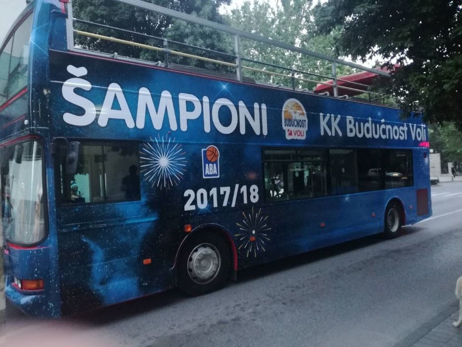 KK Budućnost Podgorica proslava ABA titule