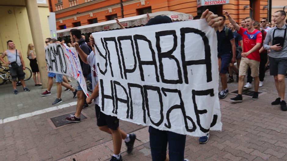 Protest u Banjaluci: Uprava napolje FK Borac