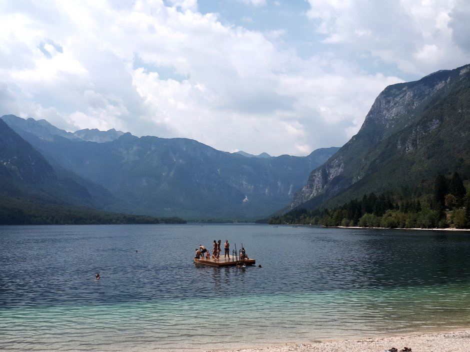 Bohinjsko jezero Slovenija Bohinj FOTO