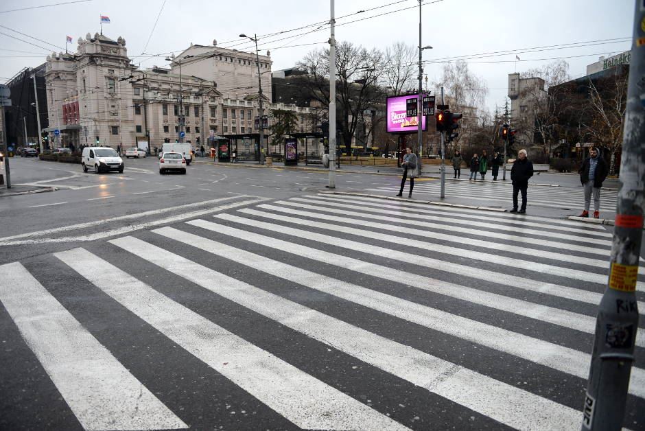 Beograd: Puste ulice pred Novu godinu (FOTO)