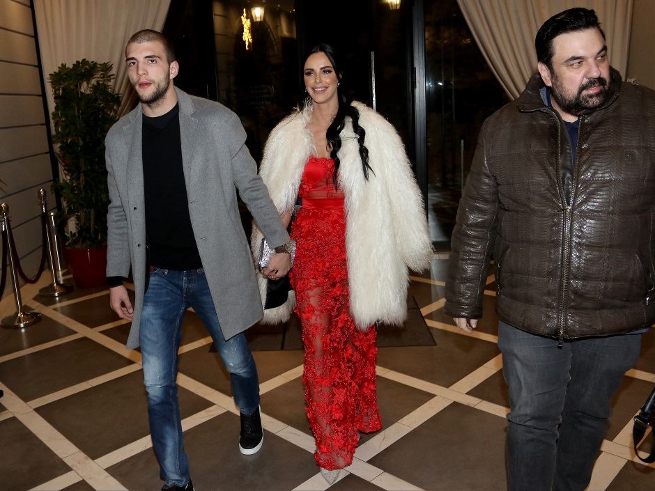 Veljko Ražnatović i Bogdana Rodić