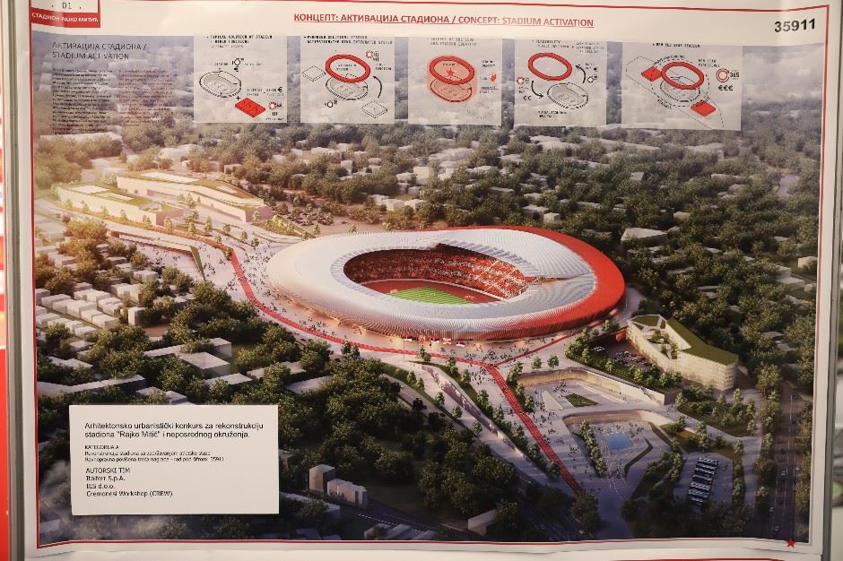 Zvezda rekonstrukcija Marakane od 2023