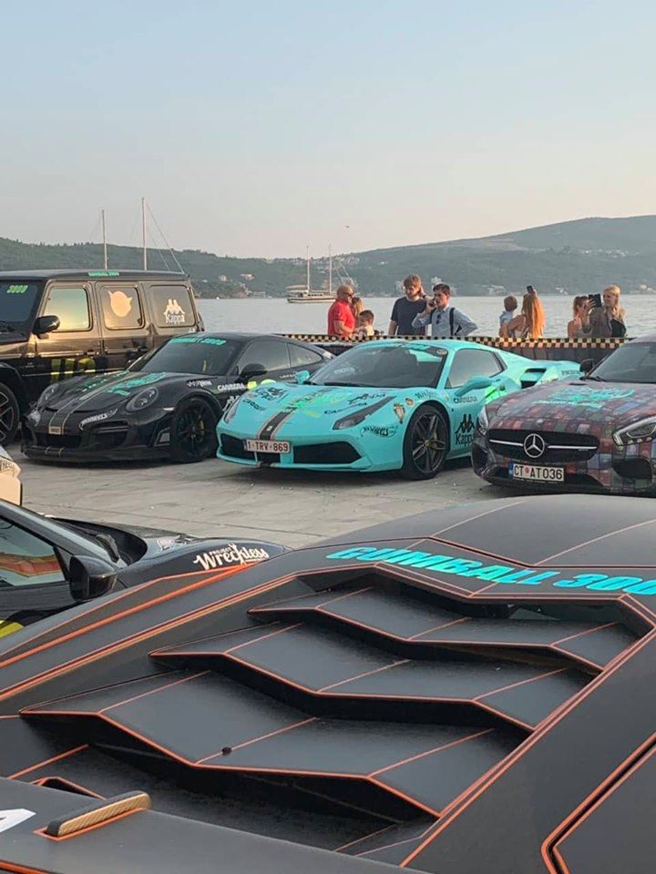 Gumball 3000 Tivat Porto Montenegro Foto Video