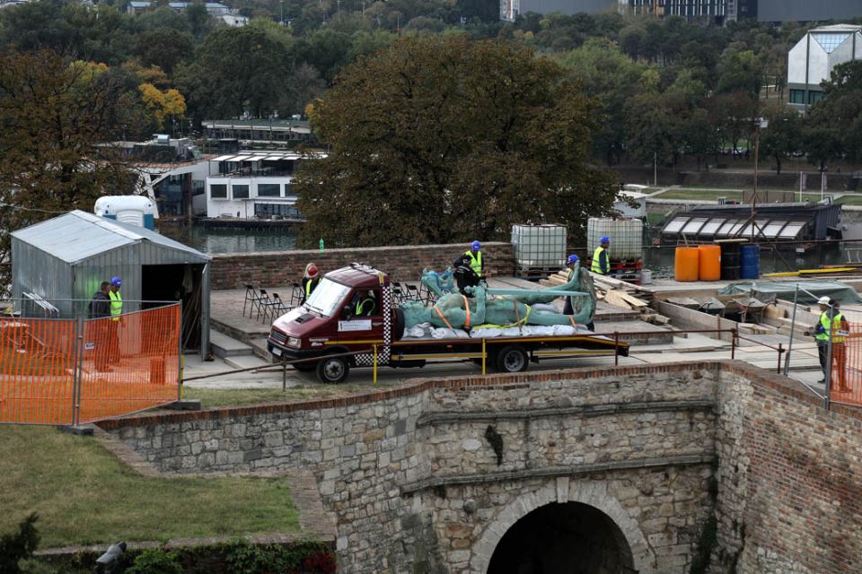 Statua Pobednika na Kalemegdanu od danas ponovo