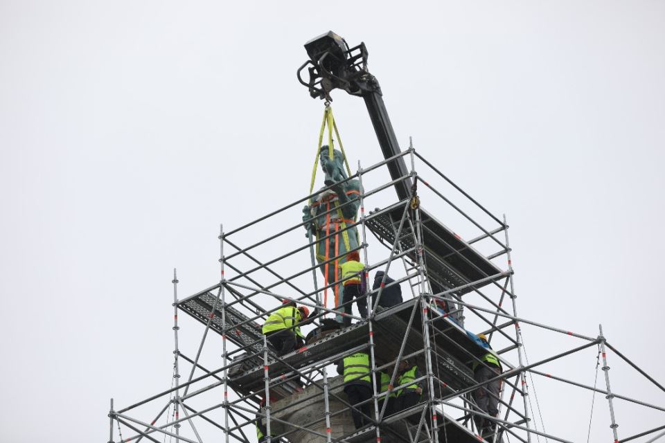 Kalemegdan - Pobednik vraćen na postament