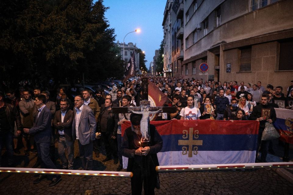 Skup podrške za Crnu Goru u beogradu Sveća za slobodu FOTOGRAFIJE