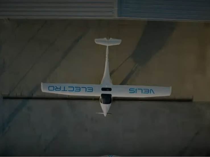 pipistrel avion na struju električni slovenija video