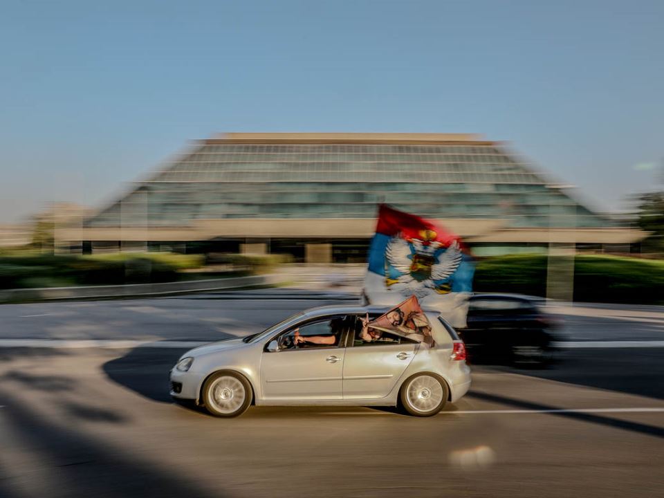 Auto-litija Beograd Crna Gora podrška Zakon o veroispovesti FOTOGRAFIJE